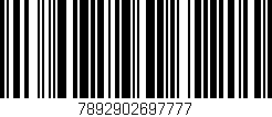 Código de barras (EAN, GTIN, SKU, ISBN): '7892902697777'