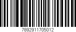 Código de barras (EAN, GTIN, SKU, ISBN): '7892911705012'