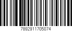 Código de barras (EAN, GTIN, SKU, ISBN): '7892911705074'