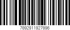 Código de barras (EAN, GTIN, SKU, ISBN): '7892911927896'