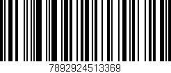 Código de barras (EAN, GTIN, SKU, ISBN): '7892924513369'