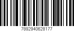 Código de barras (EAN, GTIN, SKU, ISBN): '7892940628177'