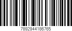 Código de barras (EAN, GTIN, SKU, ISBN): '7892944186765'