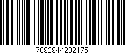 Código de barras (EAN, GTIN, SKU, ISBN): '7892944202175'