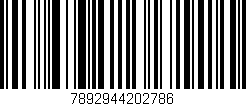 Código de barras (EAN, GTIN, SKU, ISBN): '7892944202786'