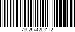 Código de barras (EAN, GTIN, SKU, ISBN): '7892944203172'