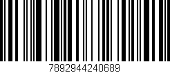 Código de barras (EAN, GTIN, SKU, ISBN): '7892944240689'