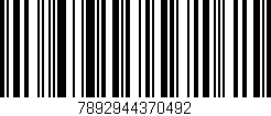 Código de barras (EAN, GTIN, SKU, ISBN): '7892944370492'