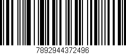 Código de barras (EAN, GTIN, SKU, ISBN): '7892944372496'