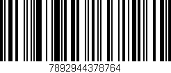 Código de barras (EAN, GTIN, SKU, ISBN): '7892944378764'