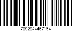 Código de barras (EAN, GTIN, SKU, ISBN): '7892944467154'