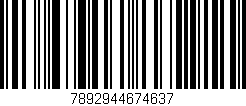 Código de barras (EAN, GTIN, SKU, ISBN): '7892944674637'