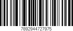 Código de barras (EAN, GTIN, SKU, ISBN): '7892944727975'