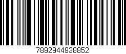 Código de barras (EAN, GTIN, SKU, ISBN): '7892944938852'