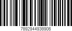 Código de barras (EAN, GTIN, SKU, ISBN): '7892944938906'
