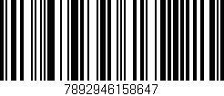 Código de barras (EAN, GTIN, SKU, ISBN): '7892946158647'