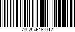 Código de barras (EAN, GTIN, SKU, ISBN): '7892946163917'