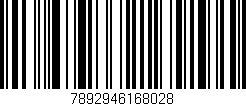 Código de barras (EAN, GTIN, SKU, ISBN): '7892946168028'