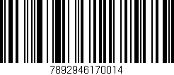 Código de barras (EAN, GTIN, SKU, ISBN): '7892946170014'