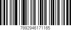 Código de barras (EAN, GTIN, SKU, ISBN): '7892946171165'