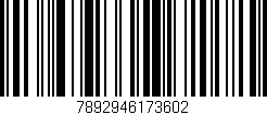 Código de barras (EAN, GTIN, SKU, ISBN): '7892946173602'