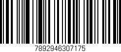 Código de barras (EAN, GTIN, SKU, ISBN): '7892946307175'