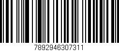 Código de barras (EAN, GTIN, SKU, ISBN): '7892946307311'