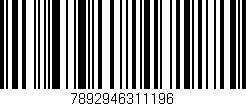 Código de barras (EAN, GTIN, SKU, ISBN): '7892946311196'