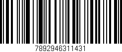Código de barras (EAN, GTIN, SKU, ISBN): '7892946311431'