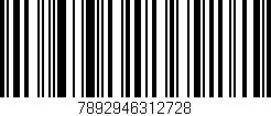 Código de barras (EAN, GTIN, SKU, ISBN): '7892946312728'