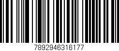 Código de barras (EAN, GTIN, SKU, ISBN): '7892946316177'