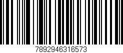 Código de barras (EAN, GTIN, SKU, ISBN): '7892946316573'