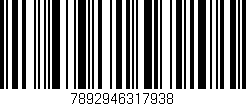 Código de barras (EAN, GTIN, SKU, ISBN): '7892946317938'