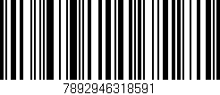 Código de barras (EAN, GTIN, SKU, ISBN): '7892946318591'