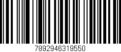 Código de barras (EAN, GTIN, SKU, ISBN): '7892946319550'