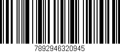 Código de barras (EAN, GTIN, SKU, ISBN): '7892946320945'