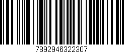 Código de barras (EAN, GTIN, SKU, ISBN): '7892946322307'