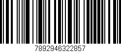 Código de barras (EAN, GTIN, SKU, ISBN): '7892946322857'