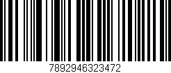 Código de barras (EAN, GTIN, SKU, ISBN): '7892946323472'