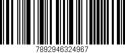 Código de barras (EAN, GTIN, SKU, ISBN): '7892946324967'