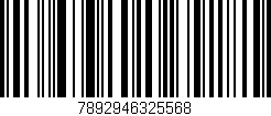 Código de barras (EAN, GTIN, SKU, ISBN): '7892946325568'
