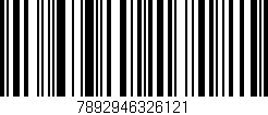 Código de barras (EAN, GTIN, SKU, ISBN): '7892946326121'
