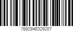 Código de barras (EAN, GTIN, SKU, ISBN): '7892946329207'