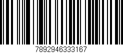 Código de barras (EAN, GTIN, SKU, ISBN): '7892946333167'