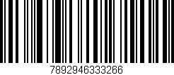 Código de barras (EAN, GTIN, SKU, ISBN): '7892946333266'