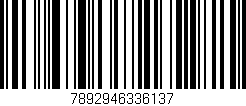 Código de barras (EAN, GTIN, SKU, ISBN): '7892946336137'