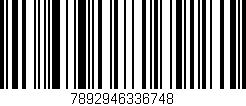 Código de barras (EAN, GTIN, SKU, ISBN): '7892946336748'