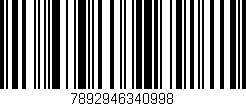 Código de barras (EAN, GTIN, SKU, ISBN): '7892946340998'