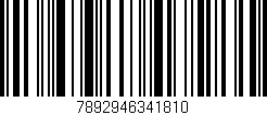Código de barras (EAN, GTIN, SKU, ISBN): '7892946341810'