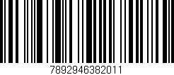 Código de barras (EAN, GTIN, SKU, ISBN): '7892946382011'